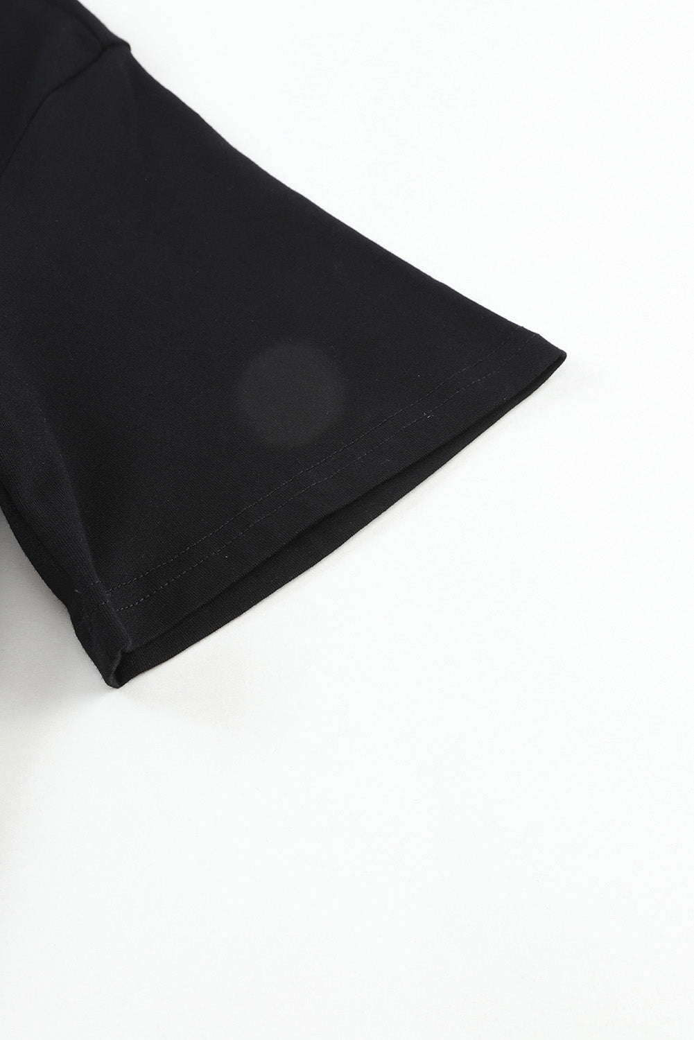 Schwarzes, übergroßes WALLEN-T-Shirt mit Kuhschädel-Grafik