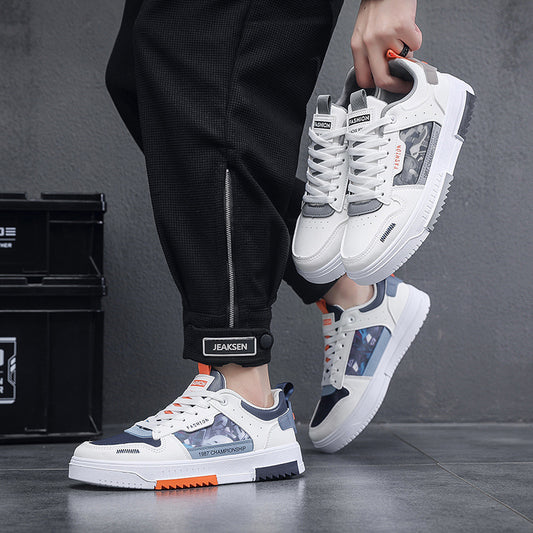 Men's Sneakers Casual White Sneakers Fashionable All-matching Students