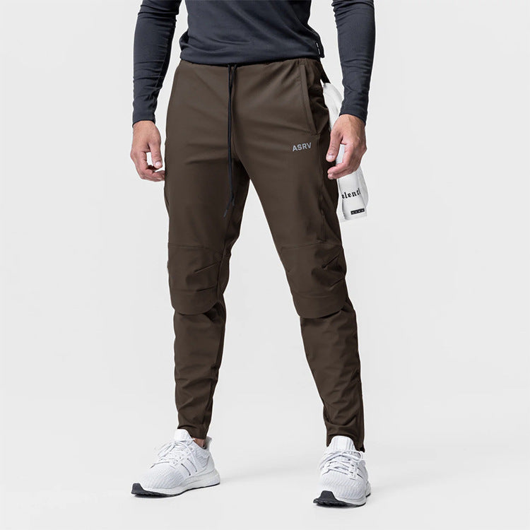 Summer Men's Casual Pants Thin Plus Size Ice Silk Multi-pocket Design
