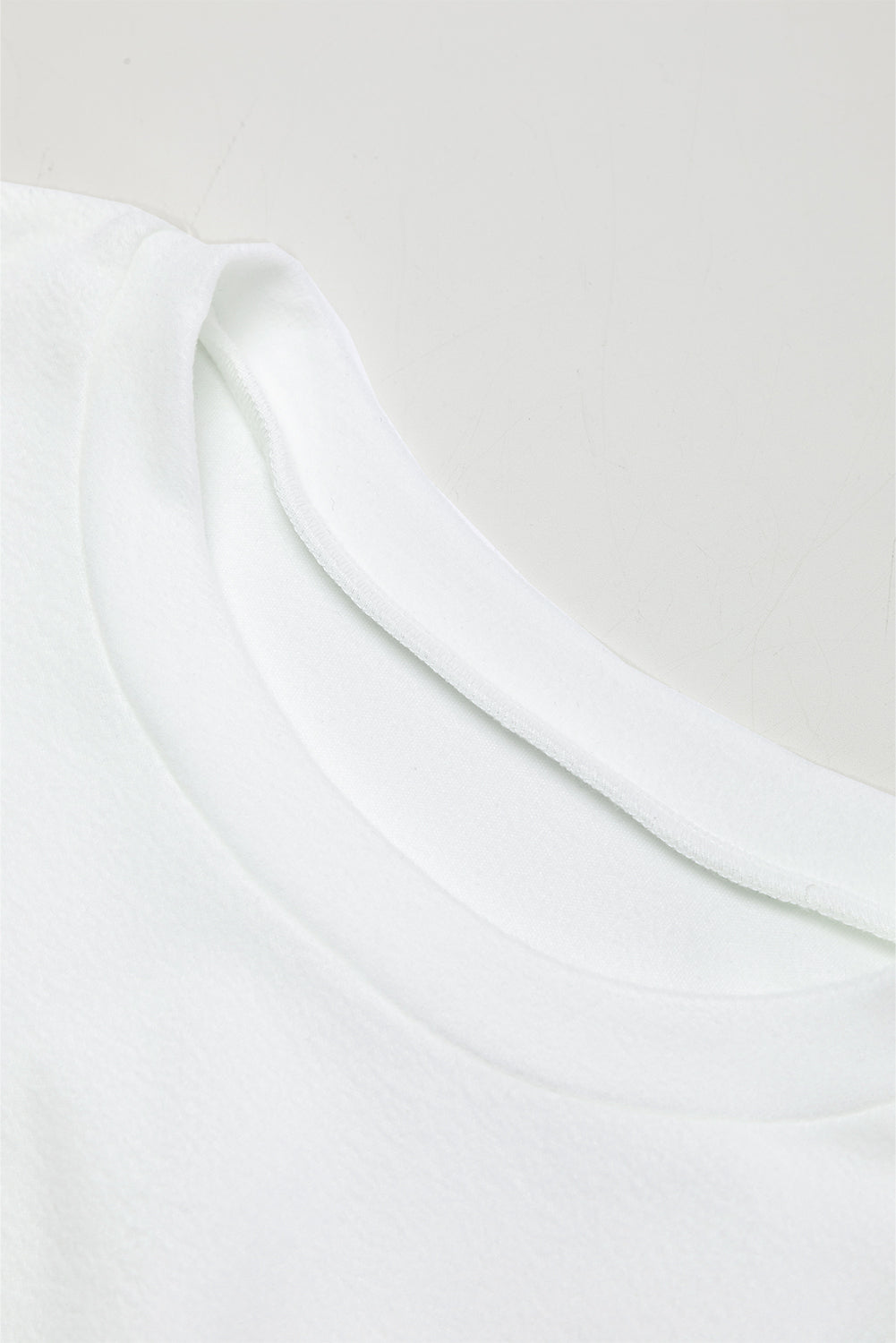 White Sequin Puff Sleeve Shift Mini Dress