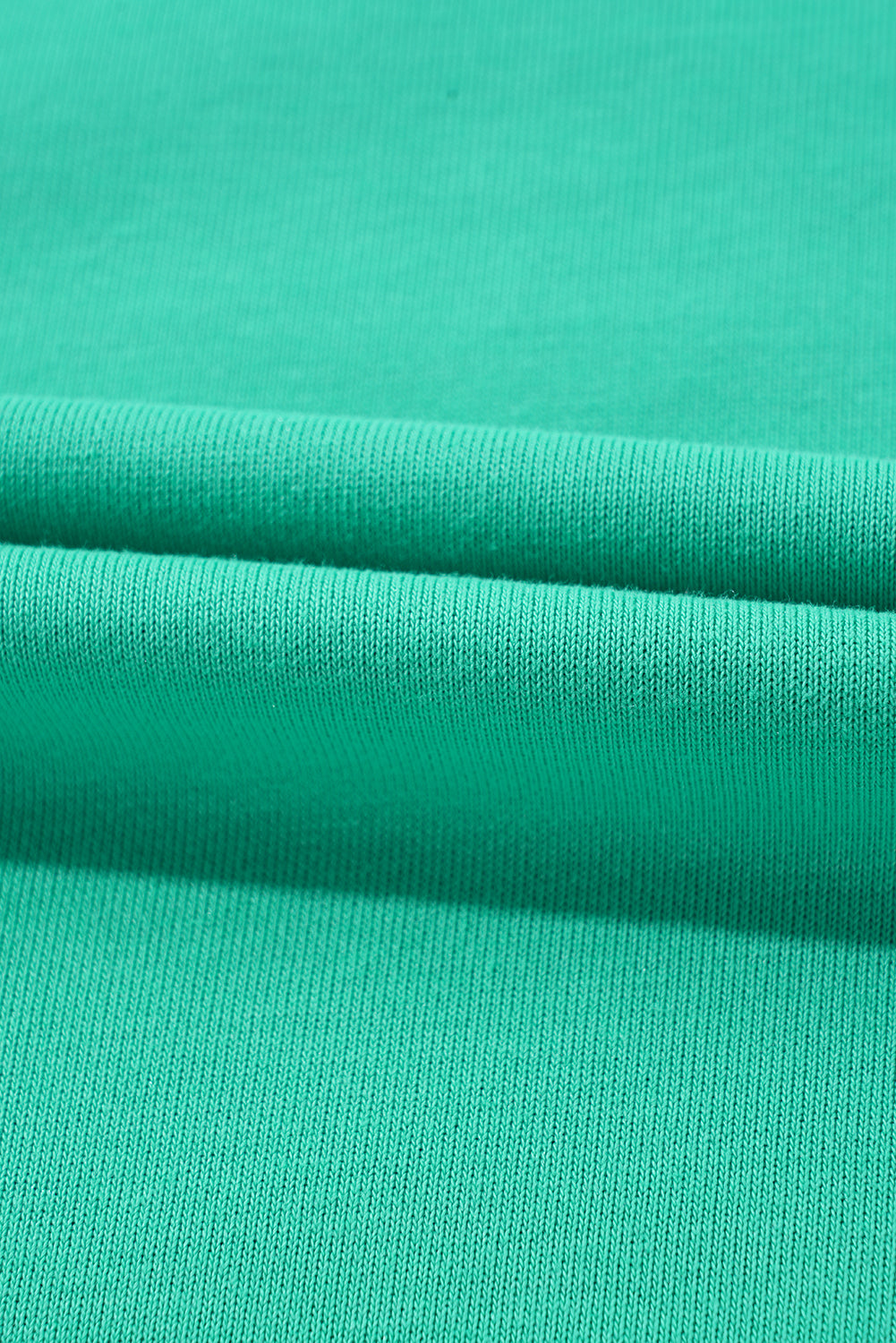 Himmelblaues Sweatshirt mit Raglanärmeln und kariertem Blumenmuster in Übergröße