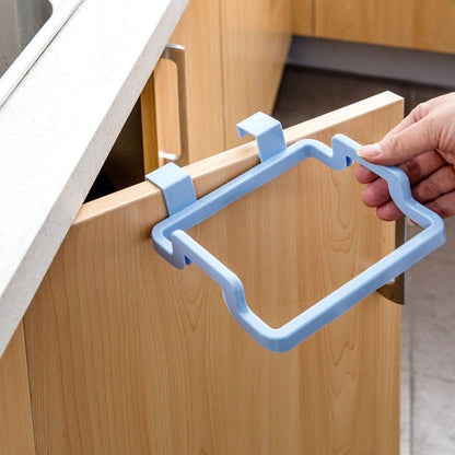 Umweltfreundliche Küche Tür zurück hängen Stil Schrank Stand Müll Müll Taschen Unterstützung Halter