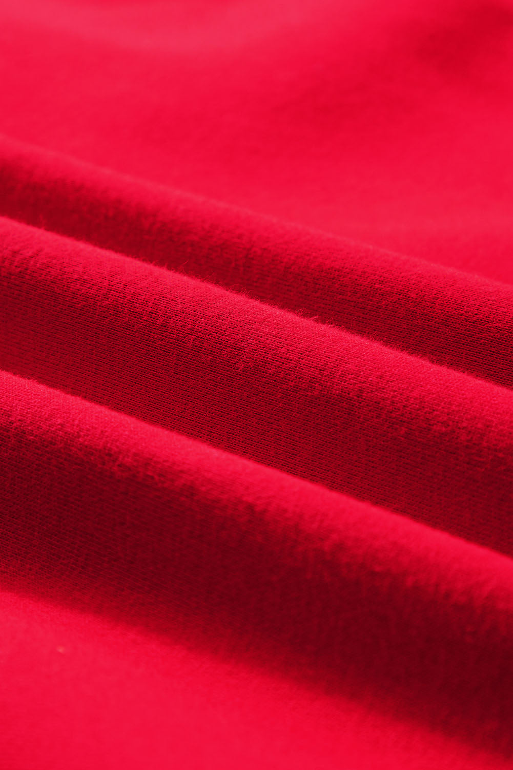 Rotes Puff-Sweatshirt mit XOXO-Print und Valentinstagsherz