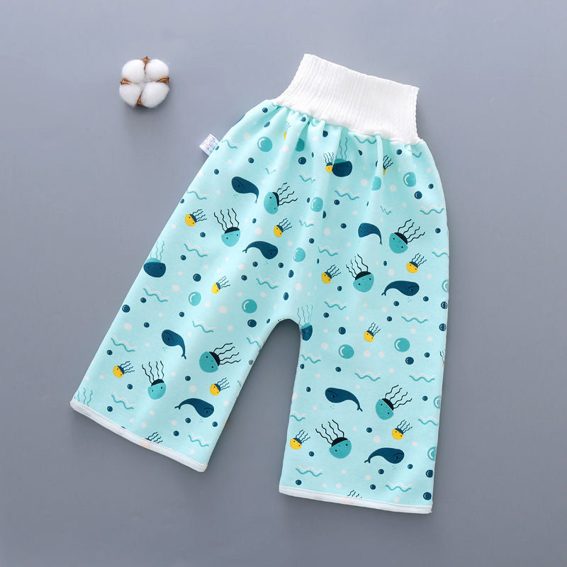 Leak-Proof Cotton Bed Wetting Skirt for Babies