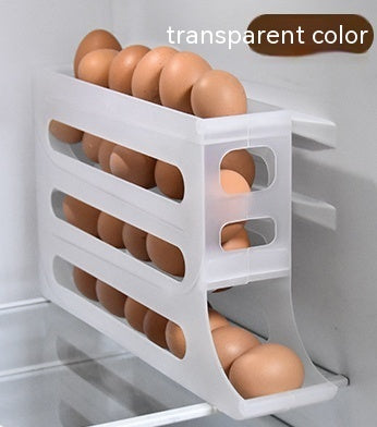 Automatic Egg Roller: Space-Saving Refrigerator Storage