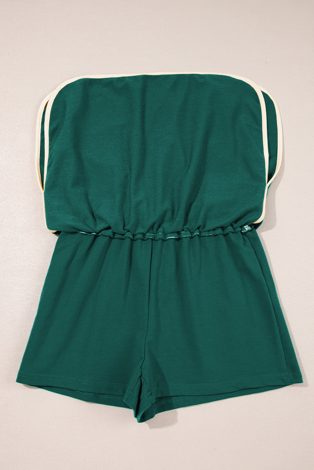 Evergreen 2-teiliges Set mit T-Shirt und Rock mit überschnittener Schulter und Farbblockdesign