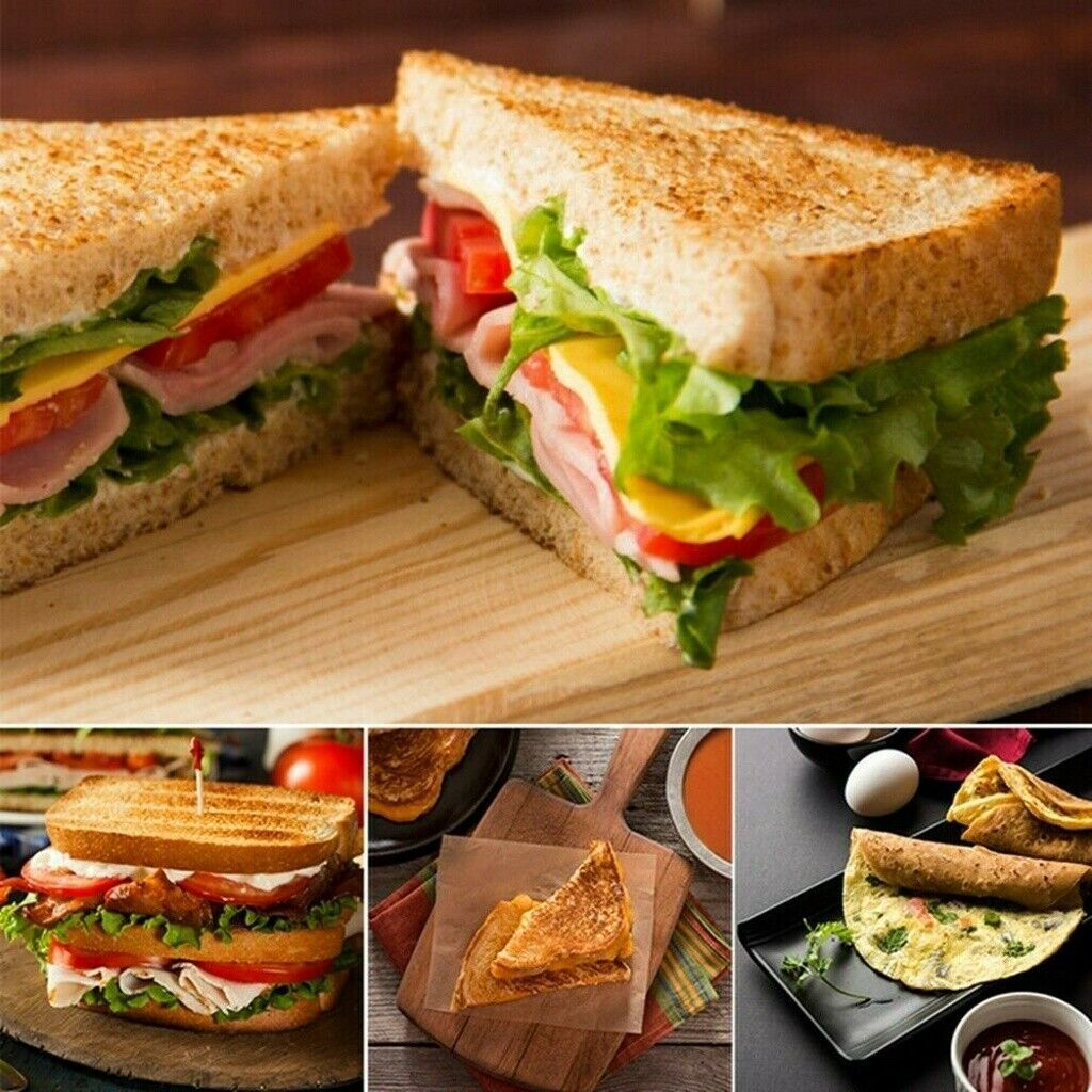 Sandwich Toastie Maker Toaster Maschine Frühstück Antihaft Camping Herd Toaster