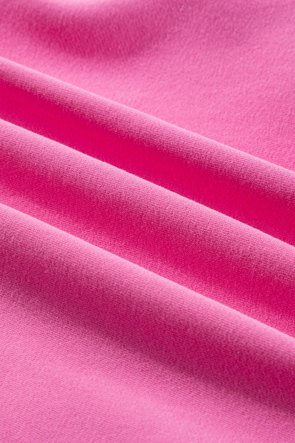 Bonbon – Einfarbiges Sweatshirt mit Fleecefutter und überschnittener Schulterpartie und hohem Bund
