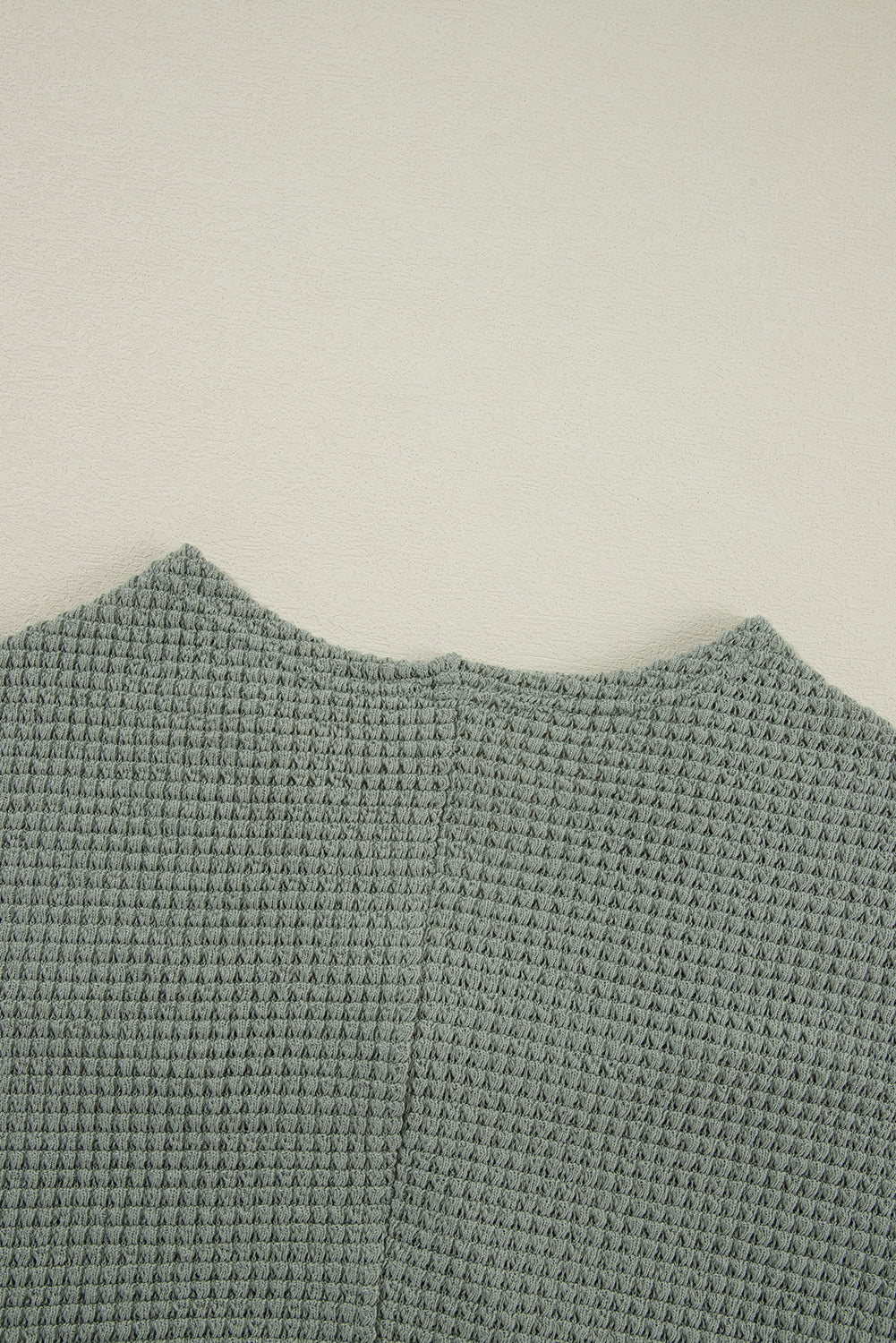 Laurel Green – Strickjacke mit offener Vorderseite und Waffelstrick