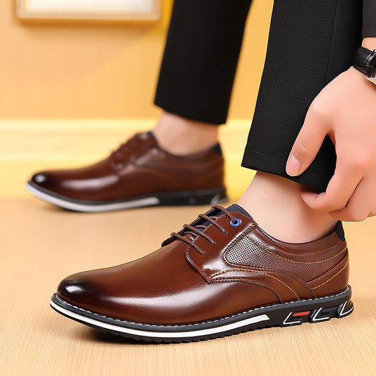Elevate Your Workwear with Men's Fashion Leather Shoes