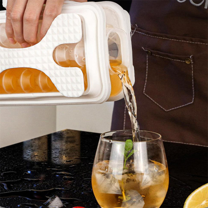 Portable 2-in-1 Silicone Ice Ball Maker summer Kitchen Gadgets