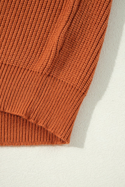 Pullover mit Flamingo- und Kürbis-Grafik