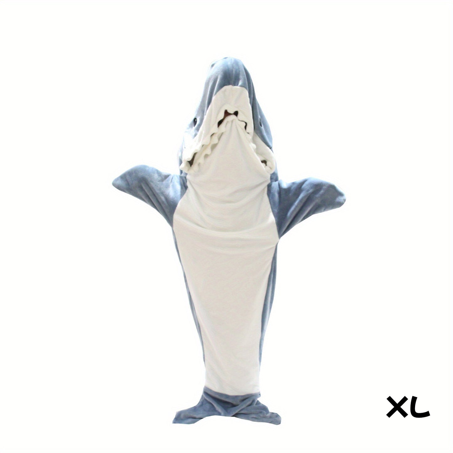 Adult Shark Onesie Blanket: Super Soft Cosy Flannel