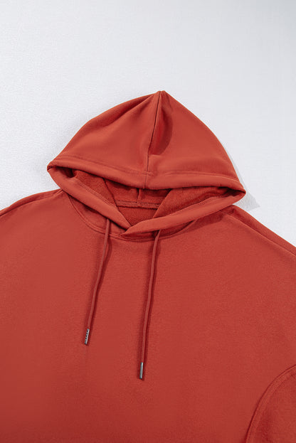 Red Clay – Weite Kapuzenjacke mit überschnittener Schulterpartie und Taschen