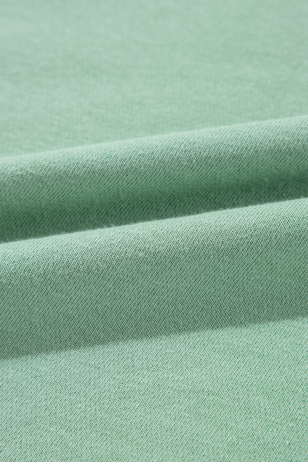 Moonlight Jade – Lockeres Sweatshirt mit Regenbogenstreifen an den Ärmeln und Rundhalsausschnitt