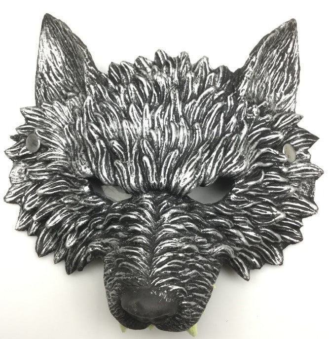 Halloween Performance Bar Maskerade PU Schaum Wolf Kopf Maske