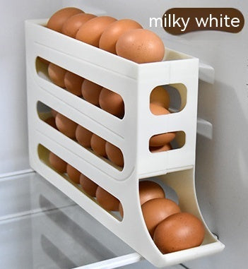 Automatic Egg Roller: Space-Saving Refrigerator Storage