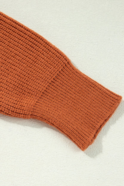 Pullover mit Flamingo- und Kürbis-Grafik