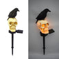 Solar-Halloween-Kürbislampe für den Innenhof