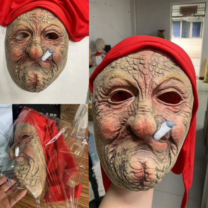 Glatzkopf Opa Maskenperücke Latex Alte Kopfbedeckung
