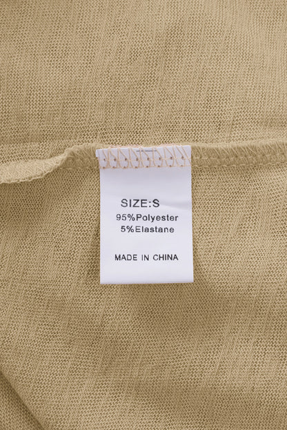 Einfarbige Strickjacke mit offener Vorderseite und Knöpfen