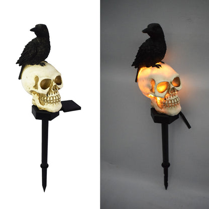 Solar-Halloween-Kürbislampe für den Innenhof
