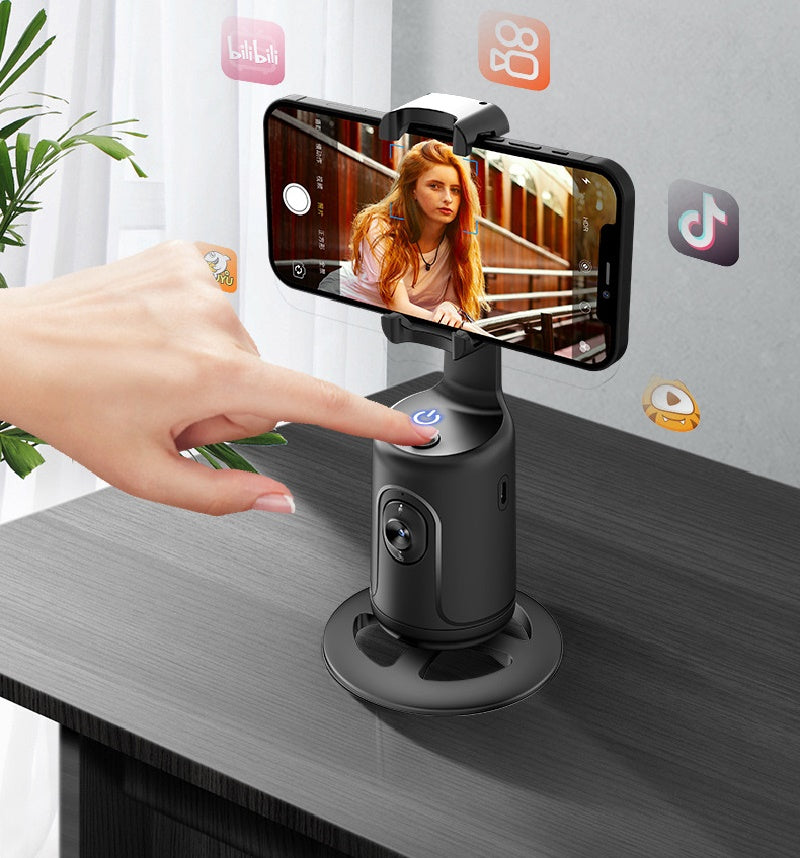 AI Smart Gimbal: 360° Auto Face Tracking Phone Holder