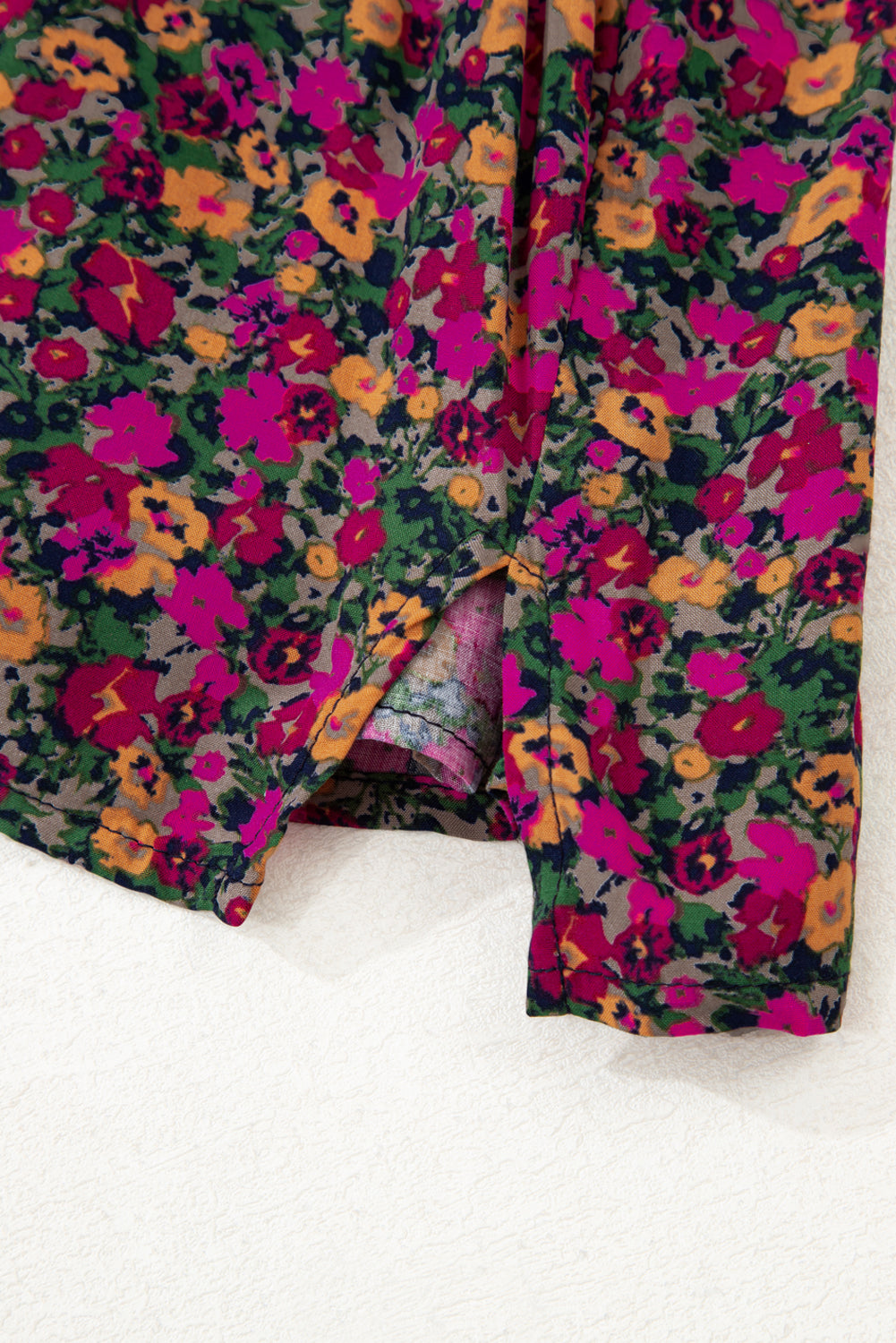 Rose Boho Frilled Straps Floral Tank Top