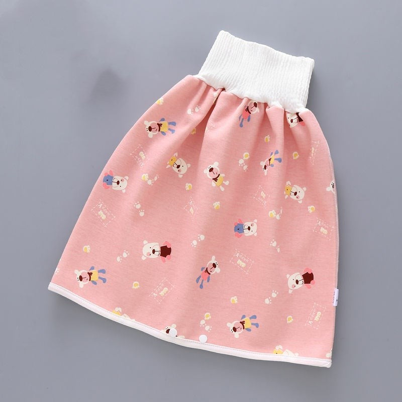 Leak-Proof Cotton Bed Wetting Skirt for Babies