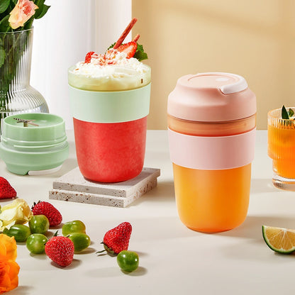 Portable Rechargeable Blender: 400ml Juicer Cup