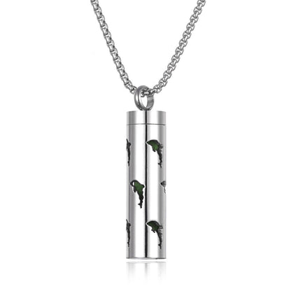 Titanium Steel Aromatherapy Pendant
