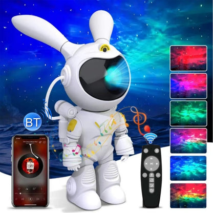 G001 Space Rabbit Sternenhimmel-Projektionslampe Bluetooth-Lautsprecher 2 in 1 Laserlicht, G001 Bluetooth