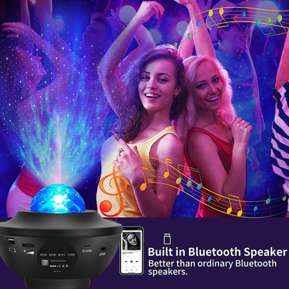 G004 Small Bowl Starry Projection Lamp Laser Light with Bluetooth Speaker, G004