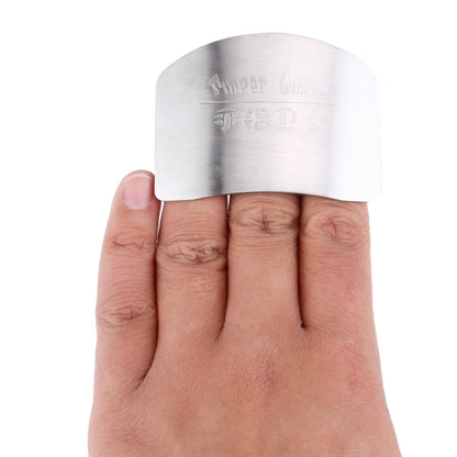 Creative Kitchen Notwendiger Fingerschutz für Lebensmittel und Gemüse, Edelstahl, zum Schneiden von Fingern, zum Schneiden von Fingern