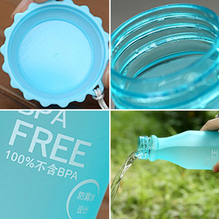 550 ml Frostsichere, auslaufsichere, tragbare Sodaflasche aus Kunststoff, versiegelt, einfache, handliche Getränkeflasche für Studenten (550 ml)