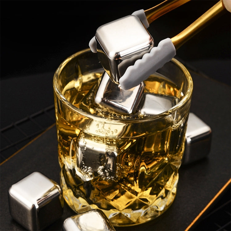 Wiederverwendbare Eiswürfel aus Edelstahl zum Kühlen von Whisky, Wodka, Likören, 1 Stück