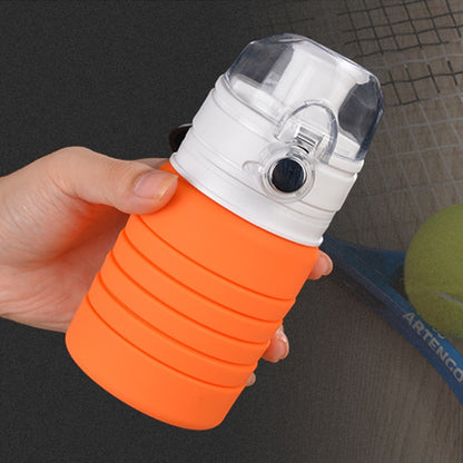 500 ml Outdoor-Reise Silikon faltbare Wasserkocher Teleskop Cup Sport Trinkflasche