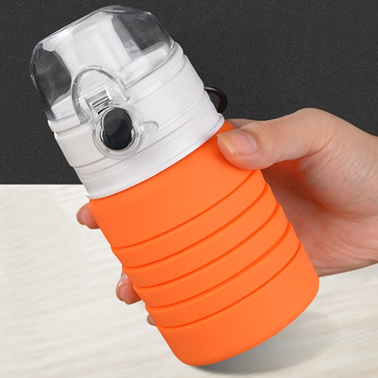 500 ml Outdoor-Reise Silikon faltbare Wasserkocher Teleskop Cup Sport Trinkflasche