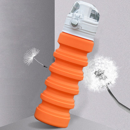 500 ml Outdoor-Reise Silikon faltbare Wasserkocher Teleskop Cup Sport Trinkflasche