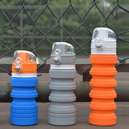 500 ml Outdoor-Reise Silikon faltbare Wasserkocher Teleskop Cup Sport Trinkflasche
