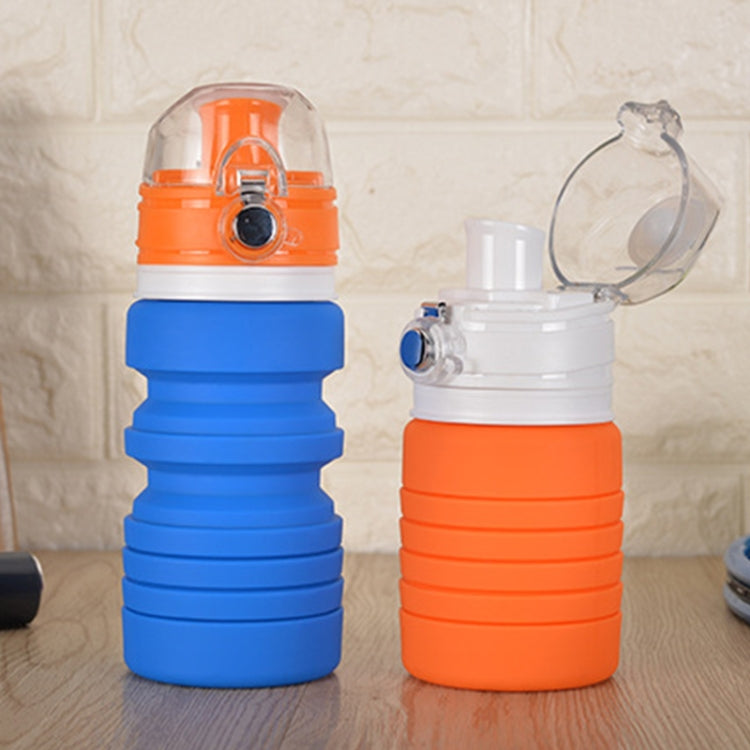 500 ml Outdoor-Reise Silikon faltbare Wasserkocher Teleskop Cup Sport Trinkflasche
