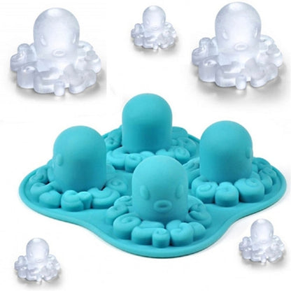Entzückende Octopus Form Silikon Eiswürfel Werkzeuge Eiswürfelschale/Eisform, Octopus Form