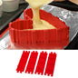 Silikon-Kuchenform, Backwerkzeuge, DIY-Kuchenform in mehreren Formen, Küchenzubehör, 4 Stück DIY-Kuchenform, 4 Stück DIY-Kuchenform