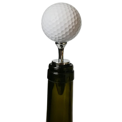 Rotweinflaschenverschluss in Golf- und Tee-Form, Größe: 10 x 4,2 cm, Golf- und Tee-Stopfen