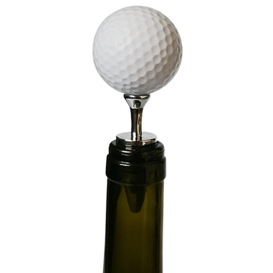 Rotweinflaschenverschluss in Golf- und Tee-Form, Größe: 10 x 4,2 cm, Golf- und Tee-Stopfen