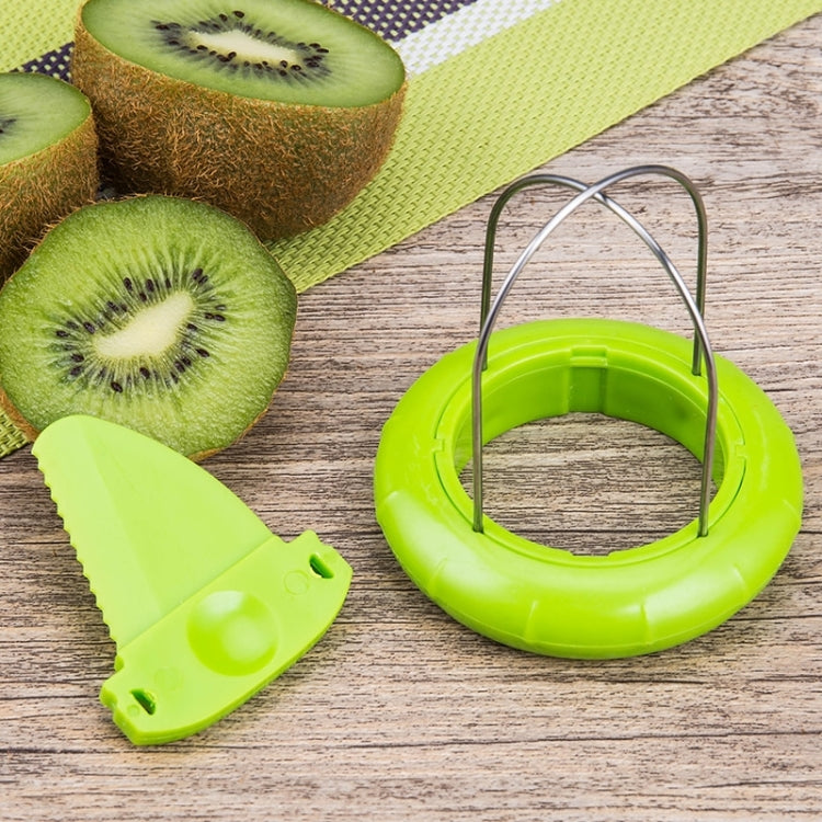 3 Stück tragbarer und spezieller Kiwi-Fruchtschäler aus ABS + Edelstahl, Lieferung in zufälliger Farbe, 3 Stück Kiwi-Fruchtschäler 2