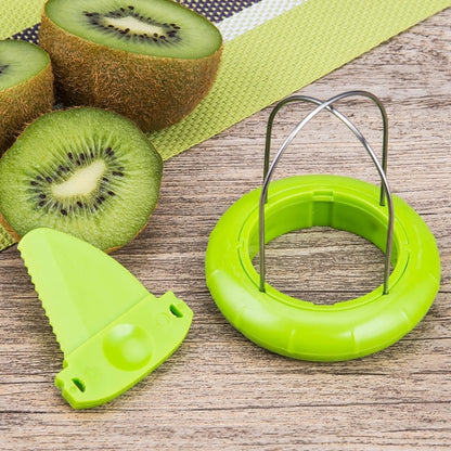 3 Stück tragbarer und spezieller Kiwi-Fruchtschäler aus ABS + Edelstahl, Lieferung in zufälliger Farbe, 3 Stück Kiwi-Fruchtschäler 2