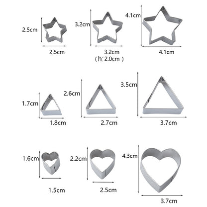 24 Teile/Satz Edelstahl DIY Keks Kekse Formen Geometrie Backen Werkzeuge (Octagon), HC4340A, HC4340B, HC4340C