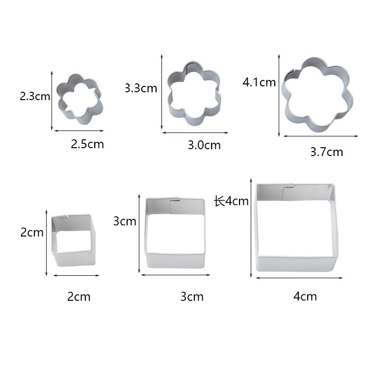 24 Teile/Satz Edelstahl DIY Keks Kekse Formen Geometrie Backen Werkzeuge (Octagon), HC4340A, HC4340B, HC4340C