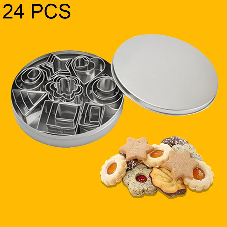 24 Teile/Satz Edelstahl DIY Keks Kekse Formen Geometrie Backen Werkzeuge (Octagon), HC4340A, HC4340B, HC4340C